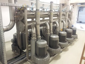 Central vacuum station